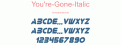 You're-Gone-Italic