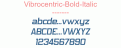 Vibrocentric-Bold-Italic