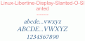 Linux-Libertine-Display-Slanted-O-Slanted