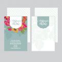 Set of wedding invitations card 02