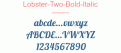 Lobster-Two-Bold-Italic