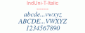 IndUni-T-Italic