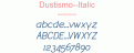 Dustismo--Italic