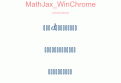 MathJax WinChrome