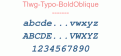 Tlwg-Typo-BoldOblique