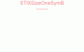 STIXSizeOneSymB