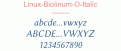 Linux-Biolinum-O-Italic