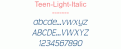 Teen-Light-Italic