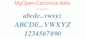 MgOpen-Canonica-Italic