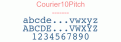 Courier10Pitch