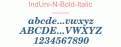 IndUni-N-Bold-Italic