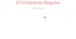 STIXVariants-Regular