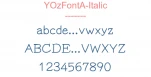 YOzFontA-Italic