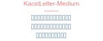 KacstLetter-Medium