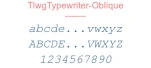 TlwgTypewriter-Oblique