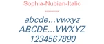 Sophia-Nubian-Italic