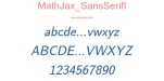 MathJax SansSerifI