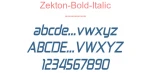 Zekton-Bold-Italic