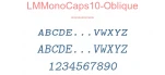 LMMonoCaps10-Oblique