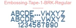Embossing-Tape-1-BRK-Regular