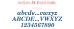 IndUni-N-Bold-Italic