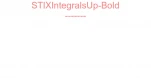 STIXIntegralsUp-Bold