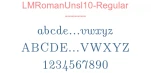 LMRomanUnsl10-Regular