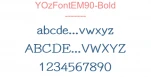 YOzFontEM90-Bold