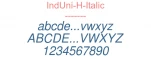 IndUni-H-Italic