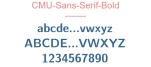 CMU-Sans-Serif-Bold