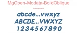 MgOpen-Modata-BoldOblique