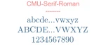 CMU-Serif-Roman