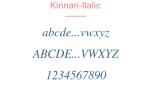 Kinnari-Italic