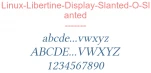 Linux-Libertine-Display-Slanted-O-Slanted