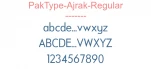 PakType-Ajrak-Regular