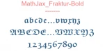MathJax Fraktur-Bold