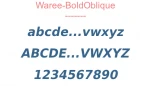Waree-BoldOblique