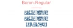 Boron-Regular