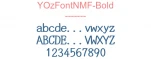 YOzFontNMF-Bold