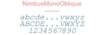 NimbusMonoOblique