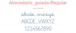 Abecedario guiada-Regular