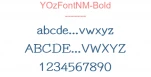 YOzFontNM-Bold