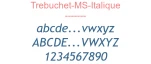 Trebuchet-MS-Italique