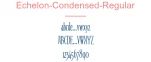 Echelon-Condensed-Regular