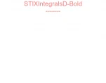STIXIntegralsD-Bold