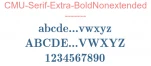 CMU-Serif-Extra-BoldNonextended