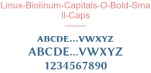 Linux-Biolinum-Capitals-O-Bold-Small-Caps