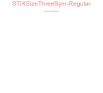 STIXSizeThreeSym-Regular