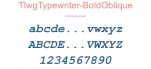 TlwgTypewriter-BoldOblique