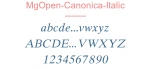 MgOpen-Canonica-Italic